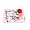 mouse pad tappetino pc scritta love san valentino idea regalo rosa cuore