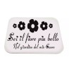 mouse pad tappetino pc scritta sei il fiore piu bello idea regalo san valentino