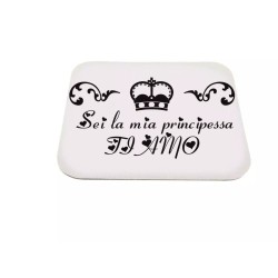 mouse pad tappetino pc scritta sei la mia principessa idea regalo san valentino