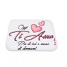 mouse pad tappetino pc scritta ti amo san valentino idea regalo amore cuori