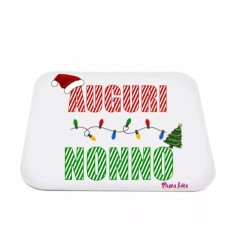 mouse pad tappetino rettangolare pc scritta auguri nonno natale idea regalo