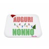 mouse pad tappetino rettangolare pc scritta auguri nonno natale idea regalo