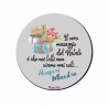 mouse pad tappetino rotondo pc scritta auguri maestro idea regalo scuola