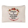 pochette donna porta oggetti scritta buon natale bidella idea regalo scuola