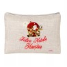 pochette donna porta oggetti scritta buon natale maestra idea regalo scuola