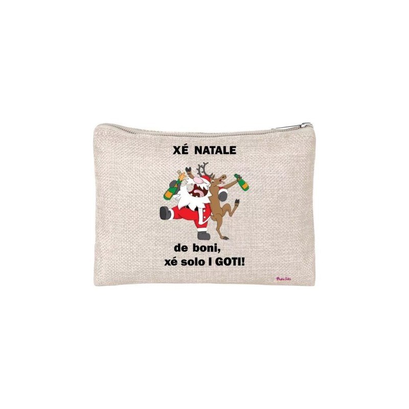 pochette donna porta oggetti scritta xe natale de boni x solo i goti