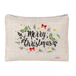 pochette donna porta oggetti scrittamerry christmas idea regalo natale