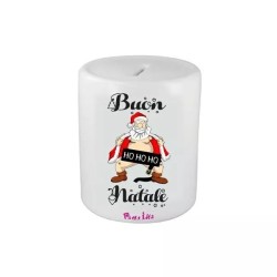 salvadanaio in ceramica scritta buon natale ho ho ho idea regalo babbo natale