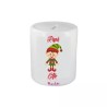 salvadanaio in ceramica scritta papa' elfo idea regalo natale