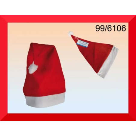 STOCK LOTTO 12 CAPPELLI DA BABBO NATALE SANTA CLAUS