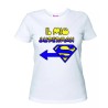 t-shirt bianca donna scritta il mio superman idea regalo san valentino
