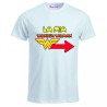 t-shirt bianca uomo scritta la mia wonder woman idea regalo san valentino