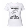 t-shirt donna scritta la mia fidanzata non e perfetta idea regalo san valentino