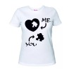 t-shirt donna scritta me you cuore puzzle idea regalo san valentino amore