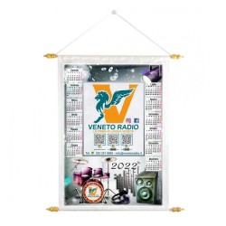 Calendario in tessuto veneto radio formato 33x45