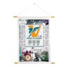 Calendario in tessuto veneto radio formato 33x45
