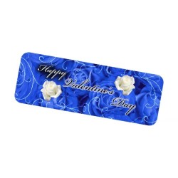 targa targhetta 18,2x8,2 appendere scritta happy valentine's day rose amore
