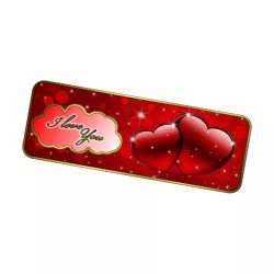 targa targhetta 18,2x8,2 appendere scritta i love you cuore san valentino amore