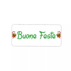 targa targhetta metallo appendere scritta buone feste regalo natale uomo donna