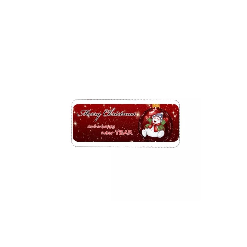 targa targhetta metallo appendere scritta merry christmas idea regalo uomo donna