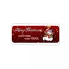 targa targhetta metallo appendere scritta merry christmas idea regalo uomo donna
