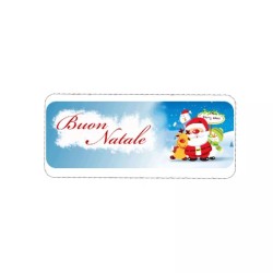 targa targhetta metallo da appendere scritta buon natale idea regalo uomo donna