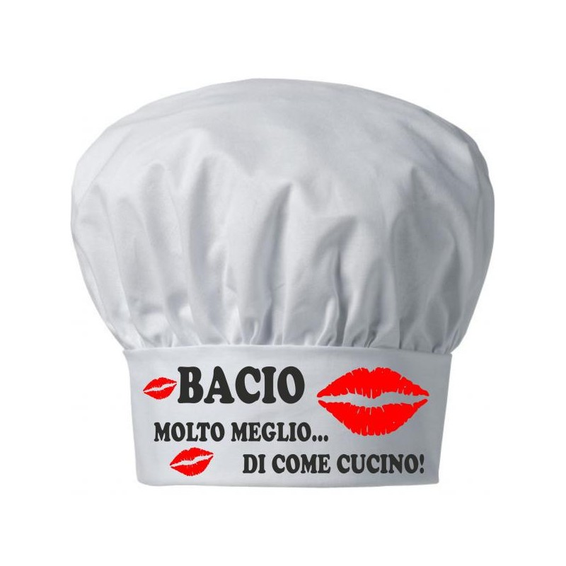 Capelli da cuoco ( bacio molto meglio di come cucino)