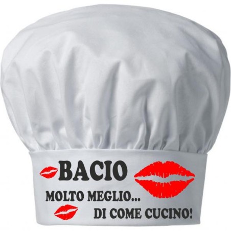Capelli da cuoco ( bacio molto meglio di come cucino)