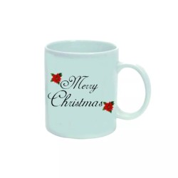 tazza 8 x 10 ceramica scritta merry christmas natale regalo uomo donna