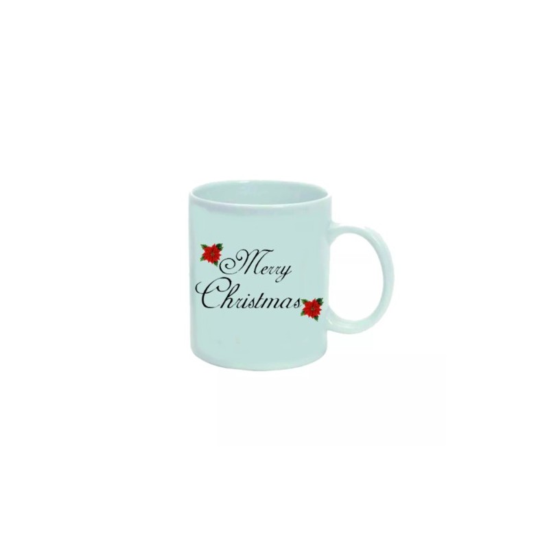 tazza 8 x 10 ceramica scritta merry christmas natale regalo uomo donna