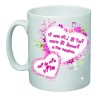 tazza 8 x 10 ceramica scritta ti amo piu di ieri vita san valentino amore cuore