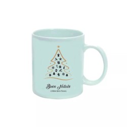 tazza 8 x 10 cm ceramica scritta buon natale felice anno nuovo regalo uomo donna
