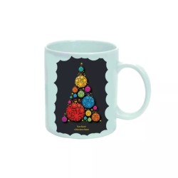tazza 8 x 10 cm ceramica scritta buon natale felice anno nuovo regalo uomo donna