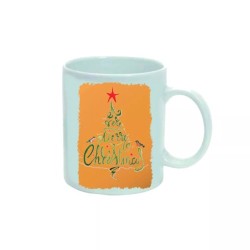 tazza 8 x 10 cm ceramica scritta buon natale merry christmas regalo uomo donna