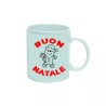 tazza 8 x 10 cm ceramica scritta buon natale regalo uomo donna