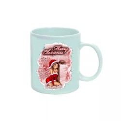 tazza 8 x 10 cm ceramica scritta merry christmas buon natale regalo uomo donna