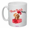 tazza 8 x 10 scritta buon natale papa' regalo natale disegno cane