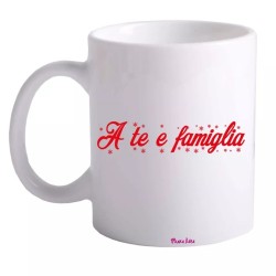 tazza 8x10 ceramica scritta a te e famiglia idea regalo natale festa
