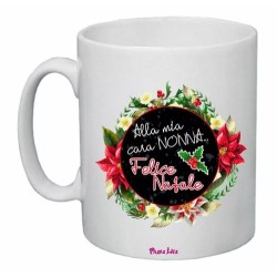 tazza 8x10 ceramica scritta alla mia cara nonna felice natale regali nipoti
