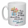 tazza 8x10 ceramica scritta auguri MAESTRO natale regalo scuola alunni