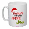 tazza 8x10 ceramica scritta auguri mio dolce amore regalo buon natale feste