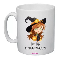 tazza 8x10 ceramica scritta baby halloween idea regalo uomo donna