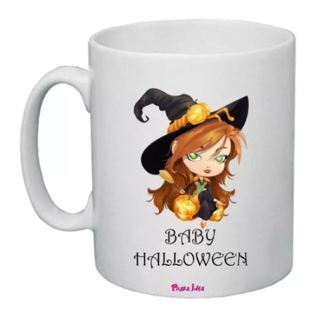 tazza 8x10 ceramica scritta baby halloween idea regalo uomo donna