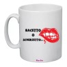 tazza 8x10 ceramica scritta bacetto o scherzetto halloween regalo uomo donna