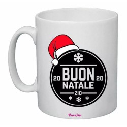 tazza 8x10 ceramica scritta buon natale zio 2020 feste regalo nipote
