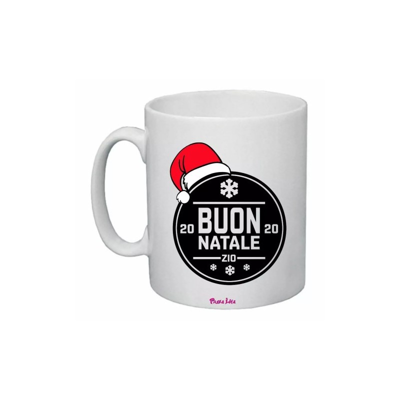 tazza 8x10 ceramica scritta buon natale zio 2020 feste regalo nipote