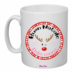 tazza 8x10 ceramica scritta buona natale dolce nonna festa natale regali nipoti