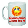 tazza 8x10 ceramica scritta buongiorno amore mio idea regalo san valentino