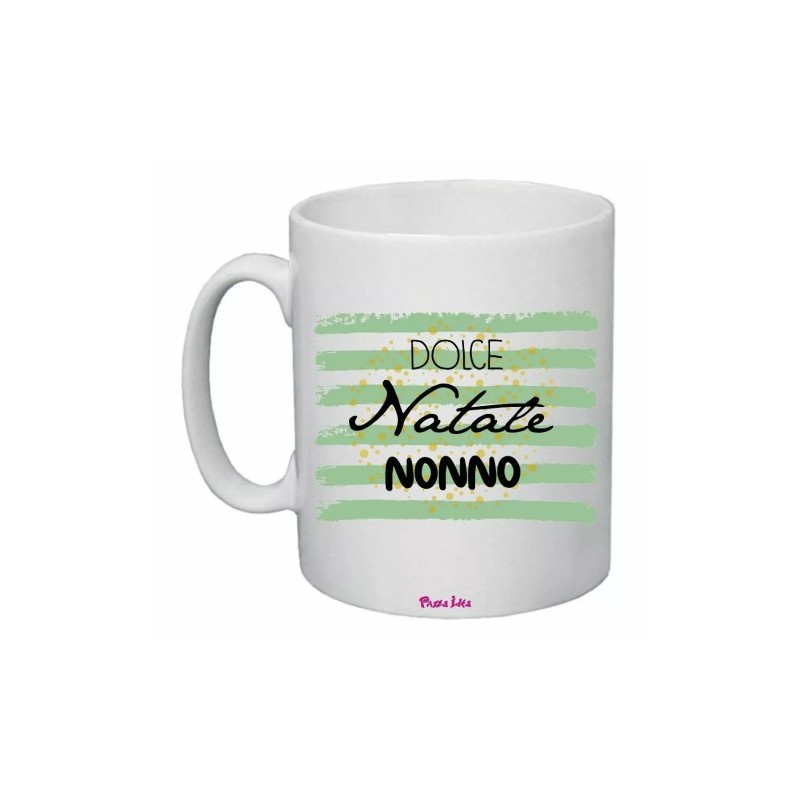 tazza 8x10 ceramica scritta dolce natale nonno natale regali nipoti festa regalo