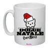 tazza 8x10 ceramica scritta dolce natale sorellina buon natale regalo festa